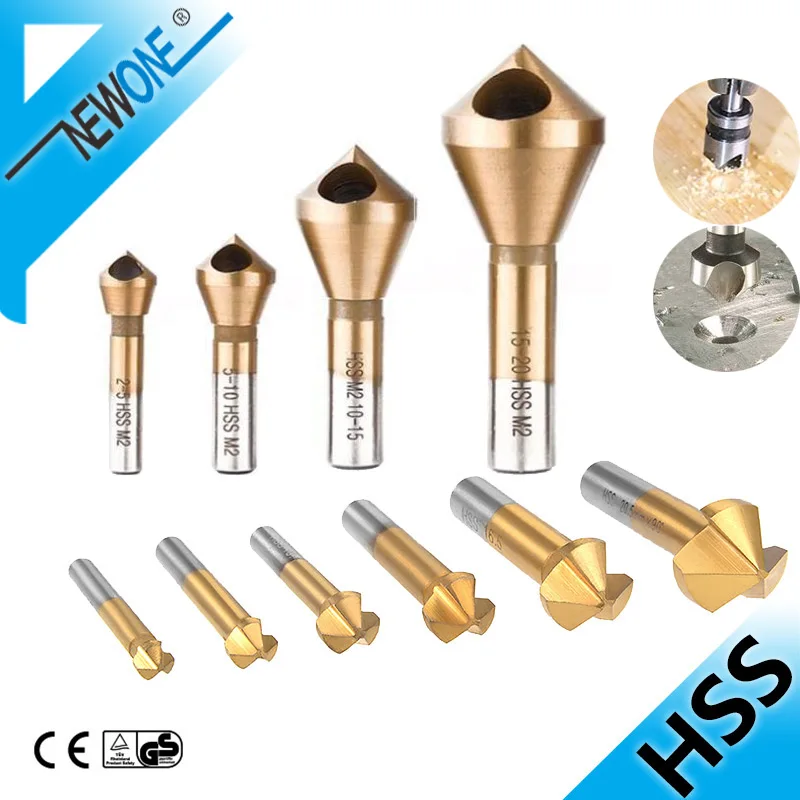 NEWONE 3 PCS HSS Countersink Deburring Drill Bit Set Hand Tool Cutting Through Wood,Metal,PVC
NEWONE 3 PCS HSS Countersink Deburring Drill Bit Set Hand Tool Cutting Through Wood,Metal,PVC