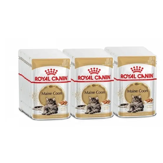 Royal Canin Maine Coon Adult влажный корм для кошек породы мейн кун старше 15 месяцев ( кусочки