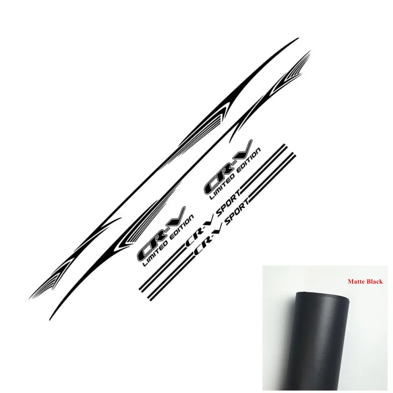 6 шт., декоративная наклейка на боковую дверь автомобиля для Honda-CR-V SUV, гоночные спортивные полосы, тюнинговые аксессуары, виниловая наклейка «сделай сам» 
6 шт., декоративная наклейка на боковую дверь автомобиля для Honda-CR-V SUV, гоночные спортивные полосы, тюнинговые аксессуары, виниловая наклейка «сделай сам»