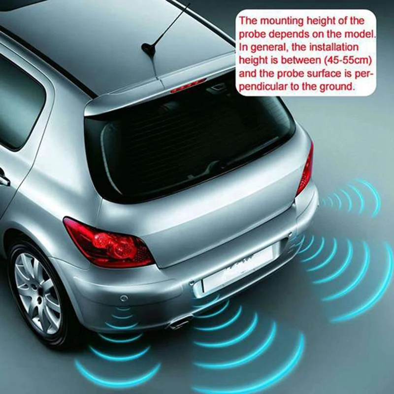 4 Sensors Buzzer Car Parking Sensor Kit Reverse Backup Sound Alert Indicator Probe System 12V
4 Sensors Buzzer Car Parking Sensor Kit Reverse Backup Sound Alert Indicator Probe System 12V