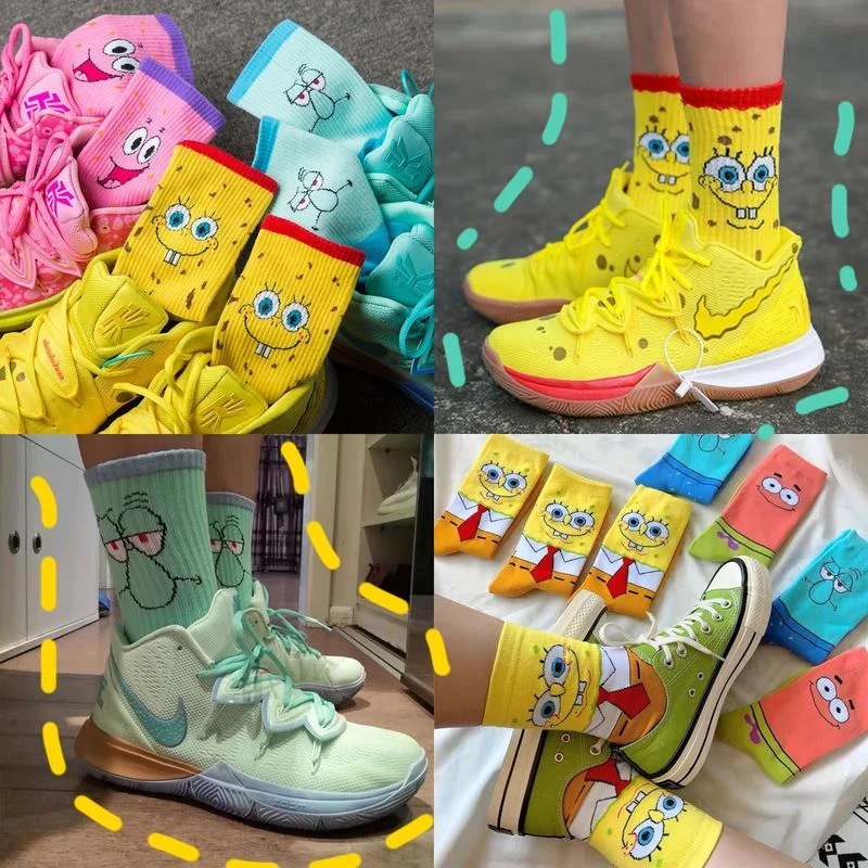Kawaii Sponge Anime Cartoon Plush Bob Socks Cute Sponge Krabs Patrick Star Soft Stuffed Toy Socks Spring Summer Autumn Winter
Kawaii Sponge Anime Cartoon Plush Bob Socks Cute Sponge Krabs Patrick Star Soft Stuffed Toy Socks Spring Summer Autumn Winter