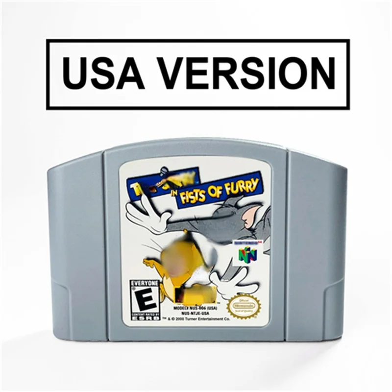 Toms Game and Jerrys in Fists of Furry For 64 Bit Video Game Cartridge USA Version
Toms Game and Jerrys in Fists of Furry For 64 Bit Video Game Cartridge USA Version