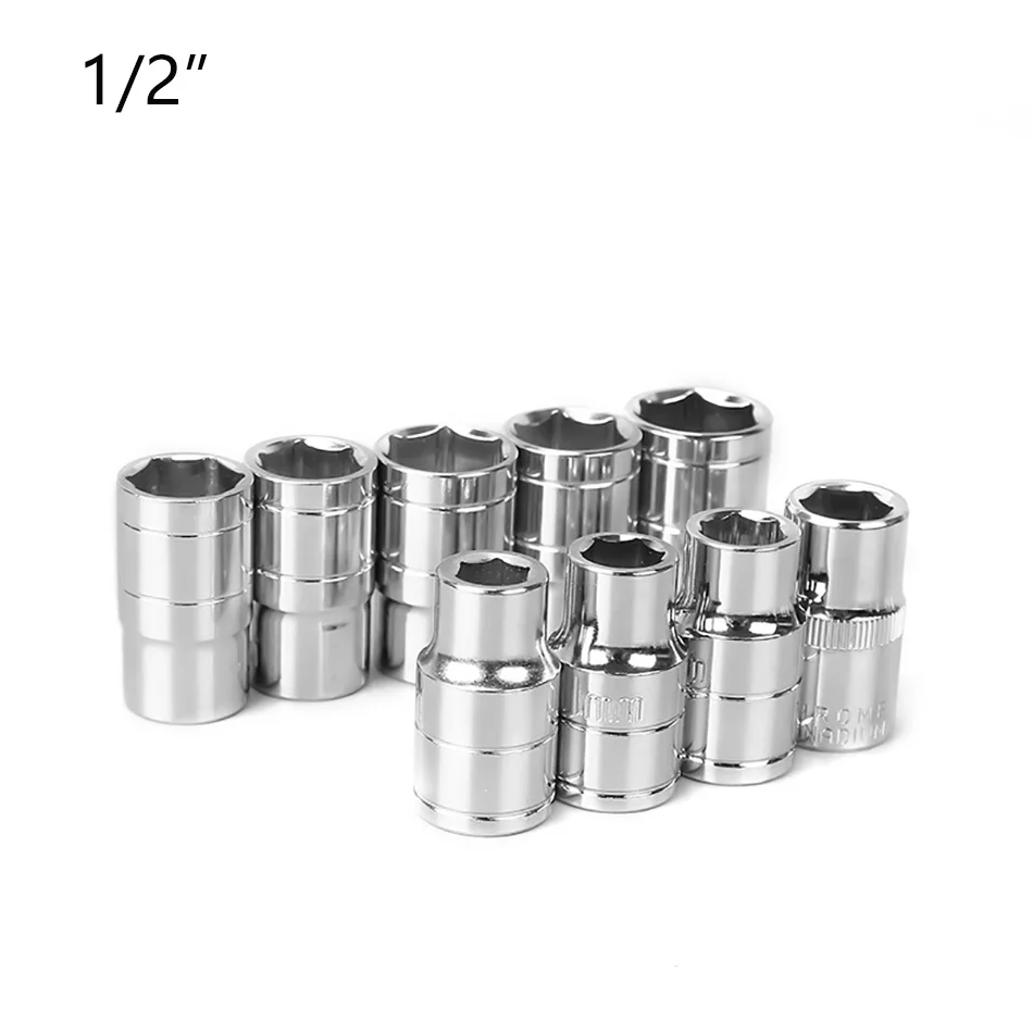 

1/2inch 8-32mm sleeve six angle sleeve Hex Deep Socket Wrench Head Sleeve for Ratchet Wrench Auto Repair Hand Tool