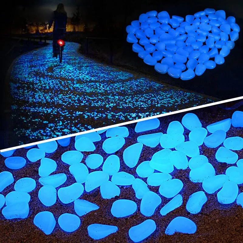 100pcs Glow In The Dark Garden Pebbles Glow Stones Rocks Walkways Garden Path Patio Lawn Home Decor Luminous Outdoor Decoration
100pcs Glow In The Dark Garden Pebbles Glow Stones Rocks Walkways Garden Path Patio Lawn Home Decor Luminous Outdoor Decoration