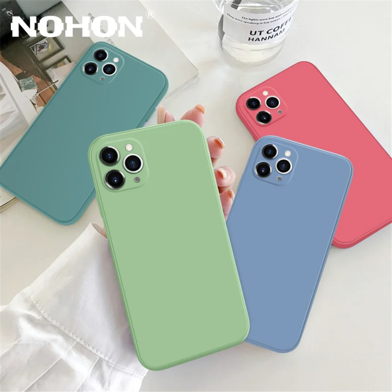 Nohon for iPhone 12 Case 11 Pro Max X XS 8 7 6 6S SE 2020 Coque for iPhone XR Case Protective Back Cover Soft Silicone Fundas 
Nohon for iPhone 12 Case 11 Pro Max X XS 8 7 6 6S SE 2020 Coque for iPhone XR Case Protective Back Cover Soft Silicone Fundas