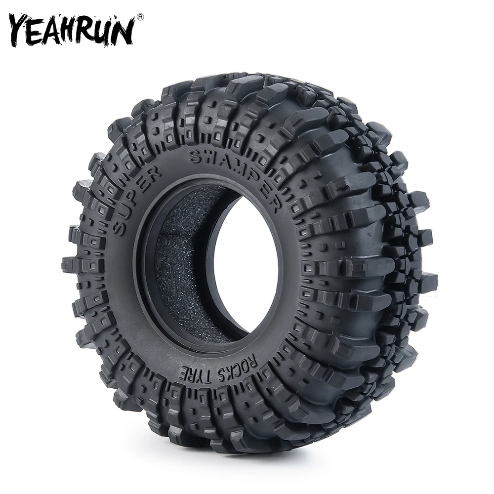 YEAHRUN 1.9inch Rubber Tyres Wheel Rim Tires For 1/10 Axial SCX10 90046 Traxxas TRX-4 D90 D110 RC Crawler Car Parts
YEAHRUN 1.9inch Rubber Tyres Wheel Rim Tires For 1/10 Axial SCX10 90046 Traxxas TRX-4 D90 D110 RC Crawler Car Parts