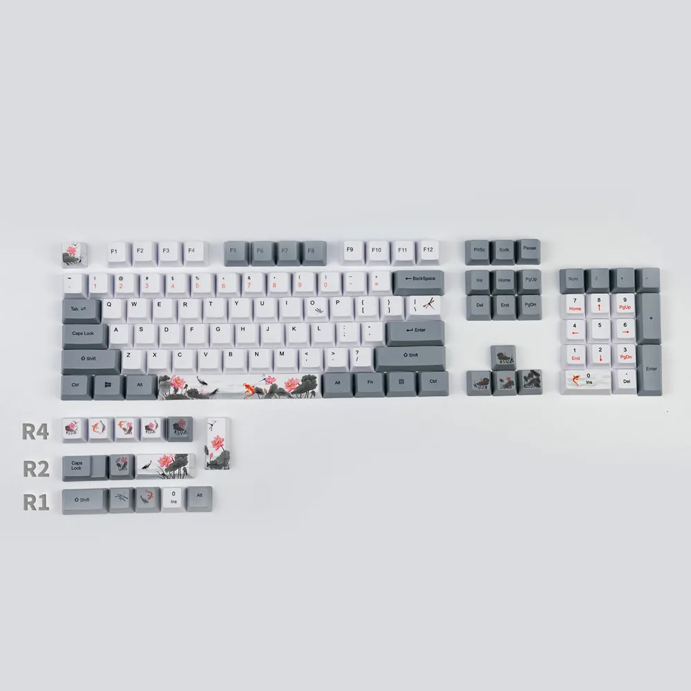 Винтажная Крышка для клавиш Koi PBT, горячая Сублимация, OEM профиль, клавиатура, набор s для механической клавиатуры, стандартная раскладка GH60 ...
Винтажная Крышка для клавиш Koi PBT, горячая Сублимация, OEM профиль, клавиатура, набор s для механической клавиатуры, стандартная раскладка GH60 ...