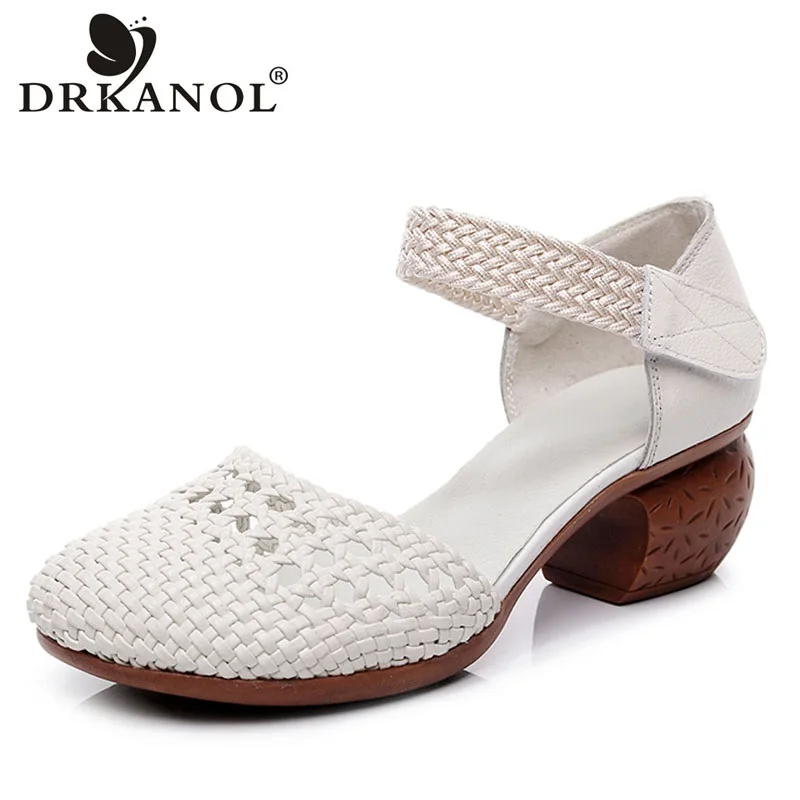 DRKANOL 2022 New Arrival Women Sandals Fashion Handmade Weave Round Toe Hollow Thick Heel Sandals Casual Summer Shoes Black
DRKANOL 2022 New Arrival Women Sandals Fashion Handmade Weave Round Toe Hollow Thick Heel Sandals Casual Summer Shoes Black