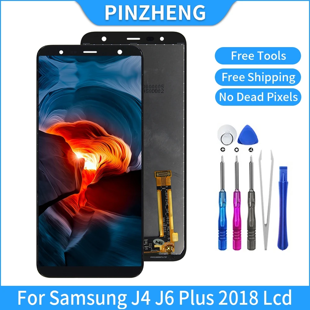 Оригинальный ЖК-дисплей PINZHENG для Samsung Galaxy J4, J6 Plus, J415, J610, J415F, J610F, OLED ЖК-дисплей, экран с дигитайзером в сборе, замена
Оригинальный ЖК-дисплей PINZHENG для Samsung Galaxy J4, J6 Plus, J415, J610, J415F, J610F, OLED ЖК-дисплей, экран с дигитайзером в сборе, замена