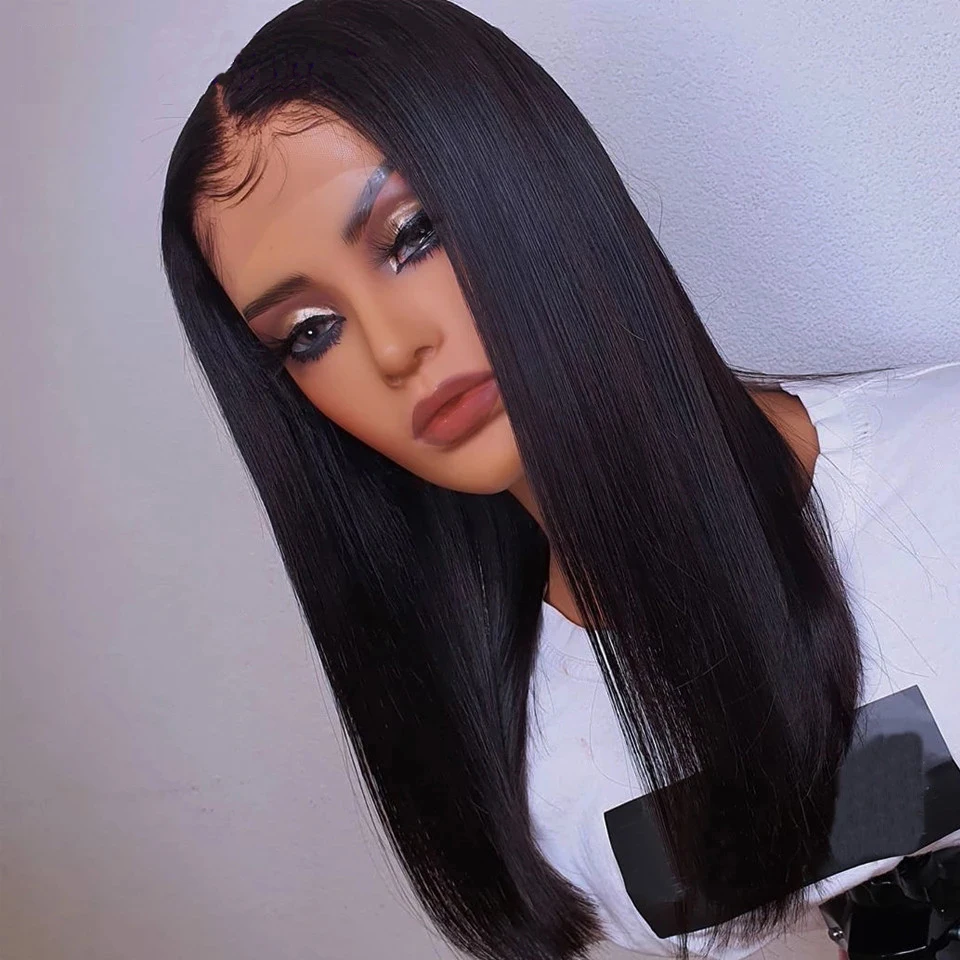 Silky Straight Lace Front Wig Synthetic Natural Black For Black Women Cosplay Glueless Long Heat Resistant Daily Wig Baby Hair
Silky Straight Lace Front Wig Synthetic Natural Black For Black Women Cosplay Glueless Long Heat Resistant Daily Wig Baby Hair