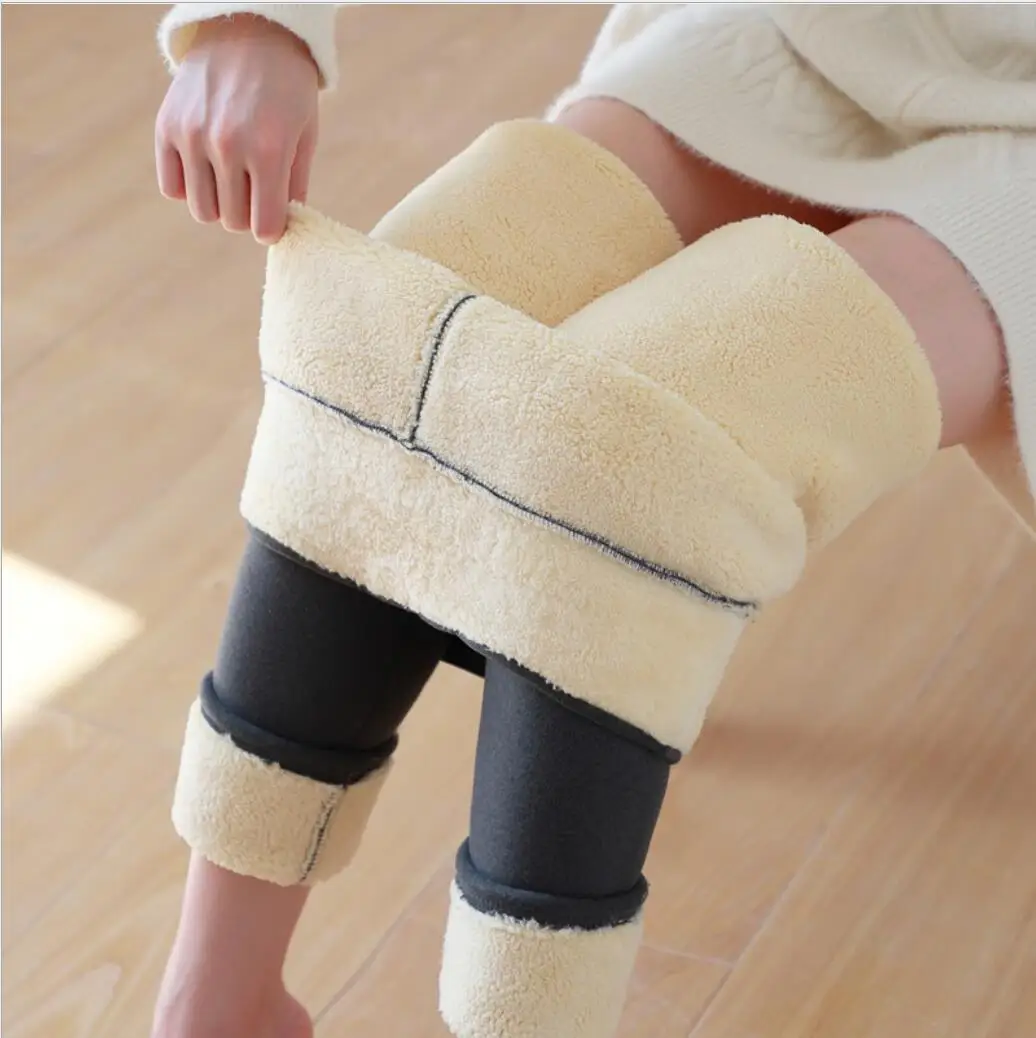 Women's Winter Leggings Slimming Super Thick 800G Lambs Wool Thermal Pants Tight Leggings Skinny Warm Leggings Tall Waist Pants
Women's Winter Leggings Slimming Super Thick 800G Lambs Wool Thermal Pants Tight Leggings Skinny Warm Leggings Tall Waist Pants