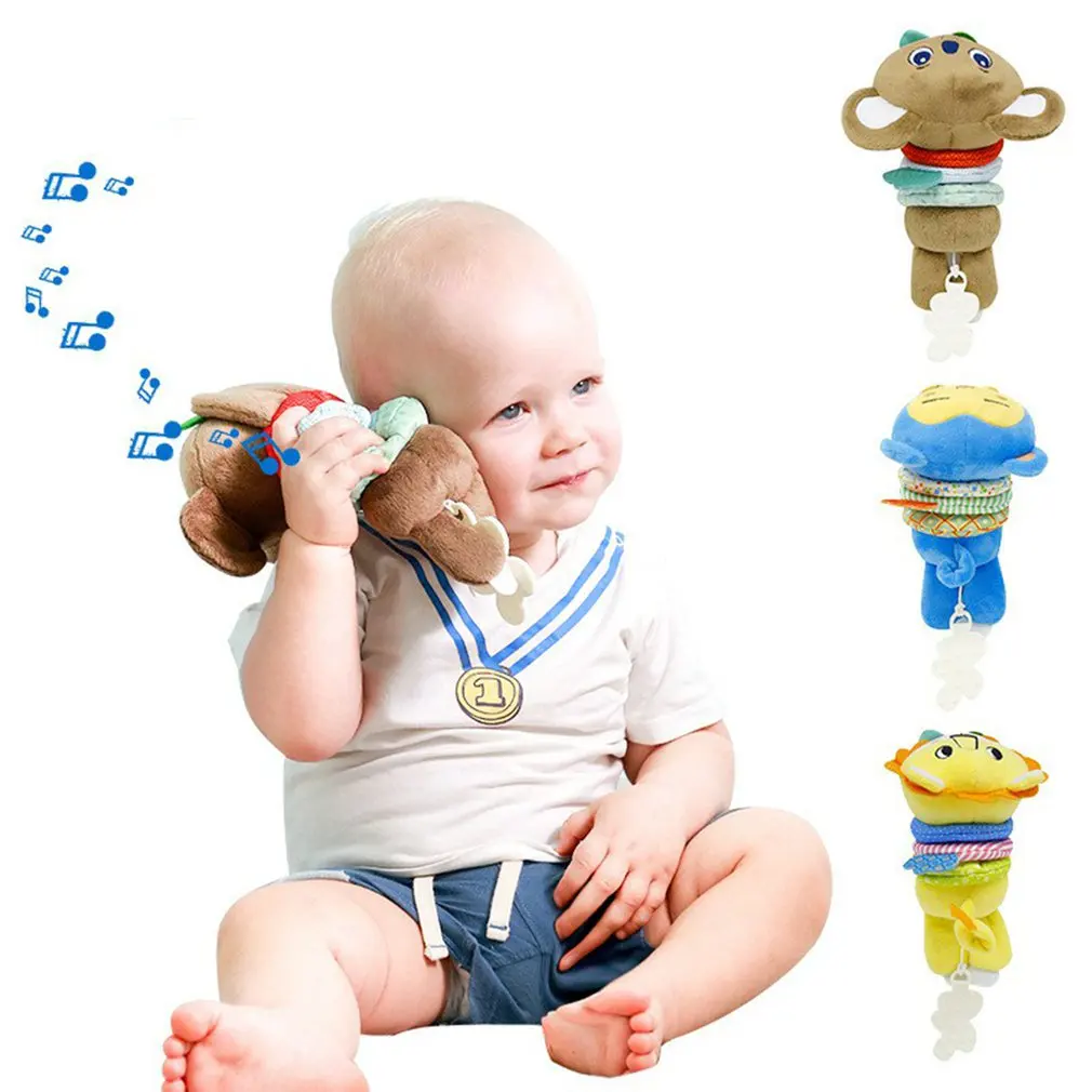 Bell Toy Infant Music Animal Rattle Cartoon Jingle Bell Manual Plush Toy Mobile Phone Early Education Toy 
Bell Toy Infant Music Animal Rattle Cartoon Jingle Bell Manual Plush Toy Mobile Phone Early Education Toy