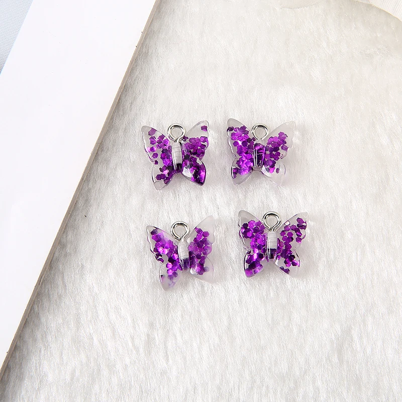 5pcs/lot 7mm Cute Glitter Purple Resin Flatback Butterfly Ring Earring Keychain Pendant DIY Making Accessories
5pcs/lot 7mm Cute Glitter Purple Resin Flatback Butterfly Ring Earring Keychain Pendant DIY Making Accessories