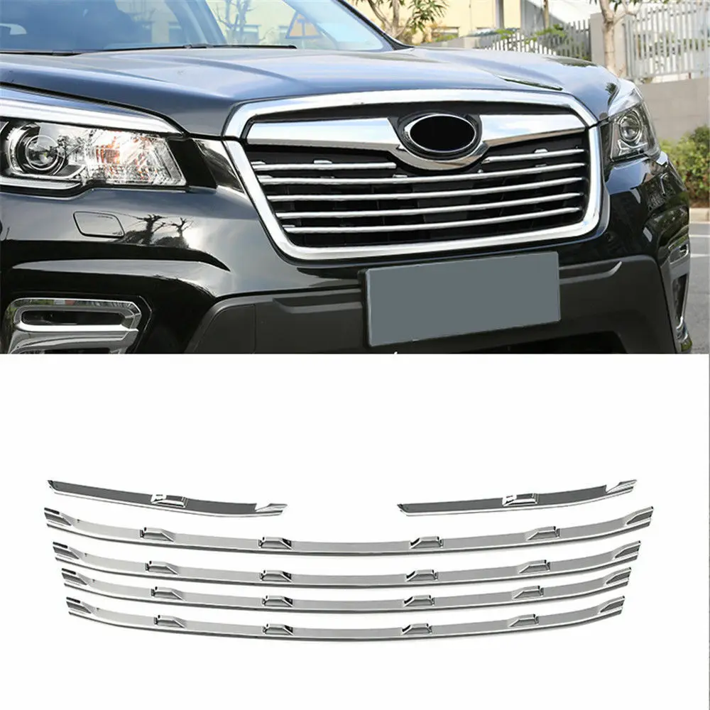 for Subaru Forester 2019-2021 Chrome Front Center Grille Stripes Cover Trim 6pcs
for Subaru Forester 2019-2021 Chrome Front Center Grille Stripes Cover Trim 6pcs