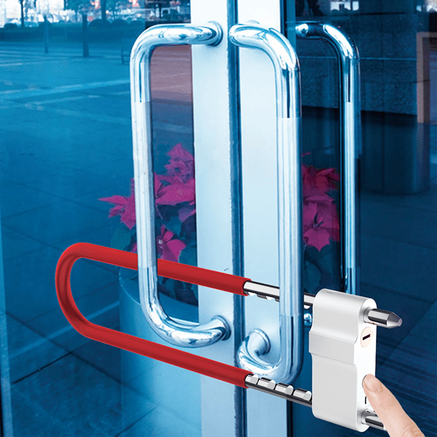 U-shaped Intelligent Electronic Fingerprint Lock Office Shop Anti-thief Glass Door Lock U-shaped Electronic Lock for Bicycle
U-shaped Intelligent Electronic Fingerprint Lock Office Shop Anti-thief Glass Door Lock U-shaped Electronic Lock for Bicycle