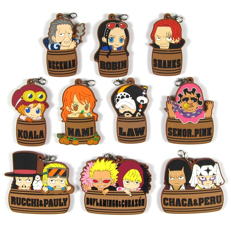 Одна деталь резиновая подвеска талисман doflamingo Трафальгар Ло из мультфильмов