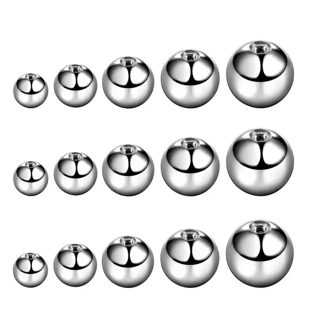 20PCS Piercing Ball 1.2/1.6MM Surgical Steel Lip Nose Rings Navel Tongue Studs Earrings Clip Body Piercing Jewelry Accessories 
20PCS Piercing Ball 1.2/1.6MM Surgical Steel Lip Nose Rings Navel Tongue Studs Earrings Clip Body Piercing Jewelry Accessories