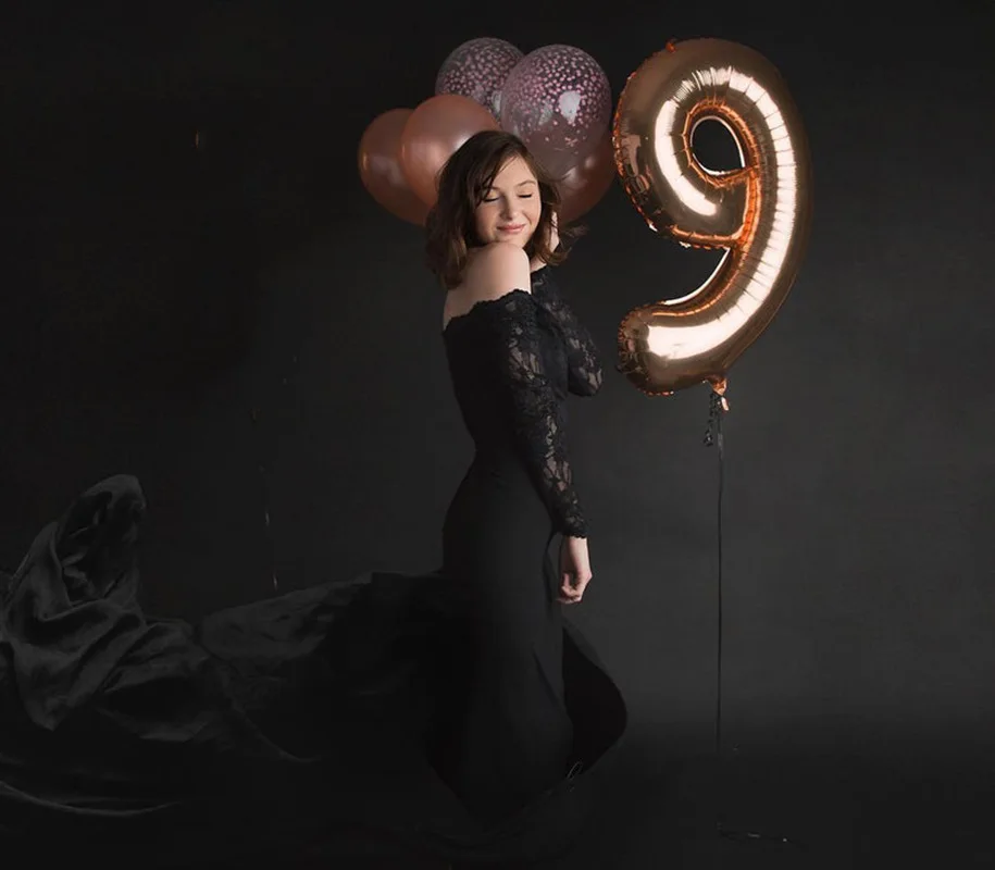 Black Swan Lace Off Shoulder Dress For Photo Shoot Props Photography Elegant See-through Sleeves Pregnancy Gowns Plus Size Maxi
Black Swan Lace Off Shoulder Dress For Photo Shoot Props Photography Elegant See-through Sleeves Pregnancy Gowns Plus Size Maxi