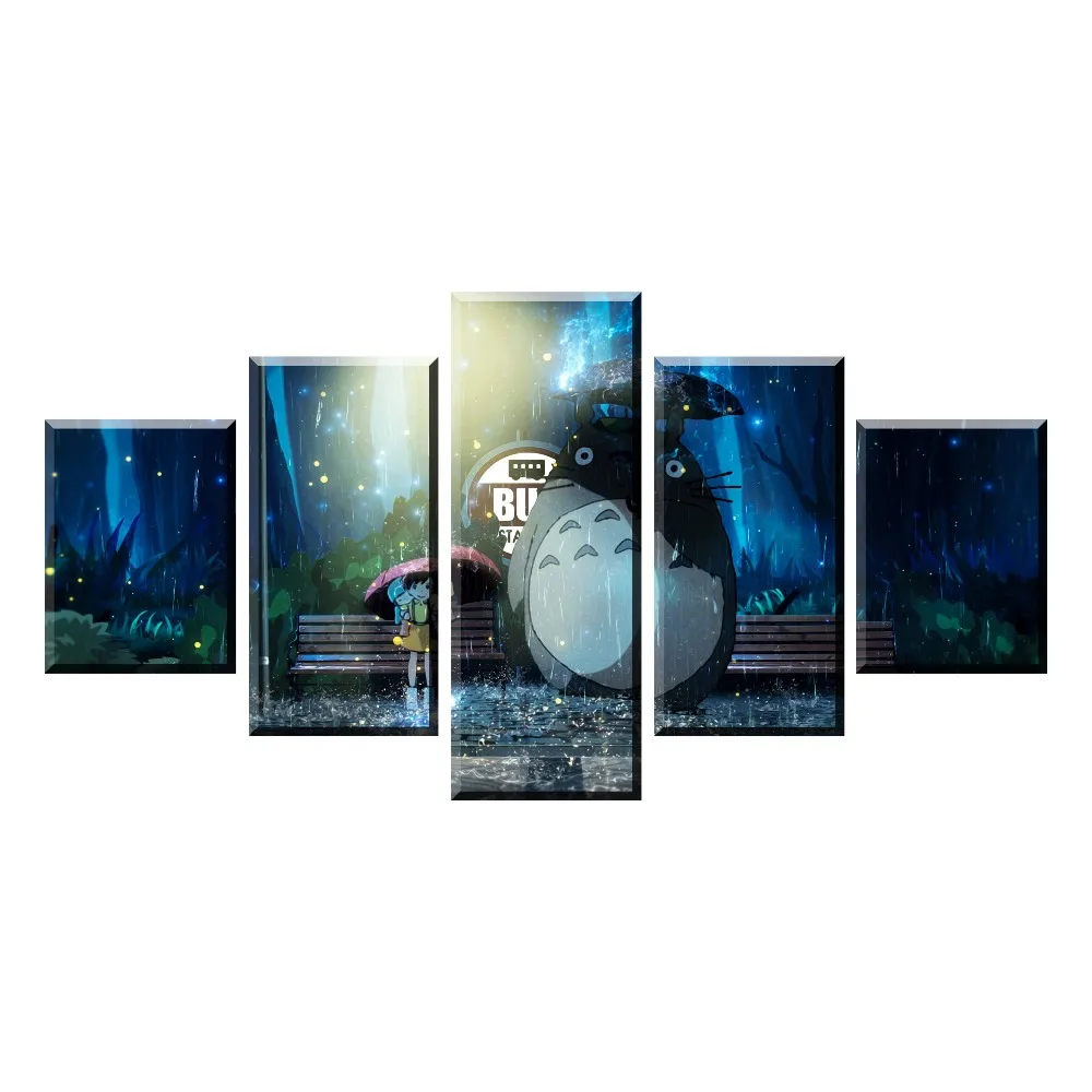HD Print Movie 5 Piece My Neighbor Totoro Canvas Poster Paintings Modern Pictures Wall Art For Home Decor Framework Decoration
HD Print Movie 5 Piece My Neighbor Totoro Canvas Poster Paintings Modern Pictures Wall Art For Home Decor Framework Decoration