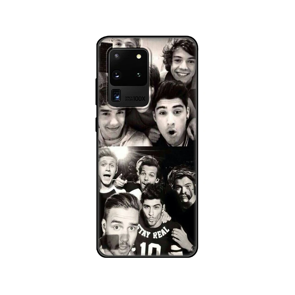 Черный чехол из ТПУ для Samsung galaxy S20 /S20 PLUS/S20 ultra/S20 + /S20FE задняя крышка One Direction Louis