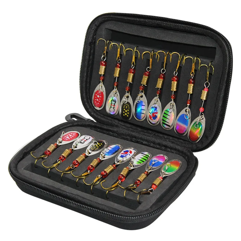 16pcs Fishing Spoons Lures Metal Baits Fishing Bait With Storage Bag Case For Trout Bass Casting Spinner Fish Accessorise
16pcs Fishing Spoons Lures Metal Baits Fishing Bait With Storage Bag Case For Trout Bass Casting Spinner Fish Accessorise
