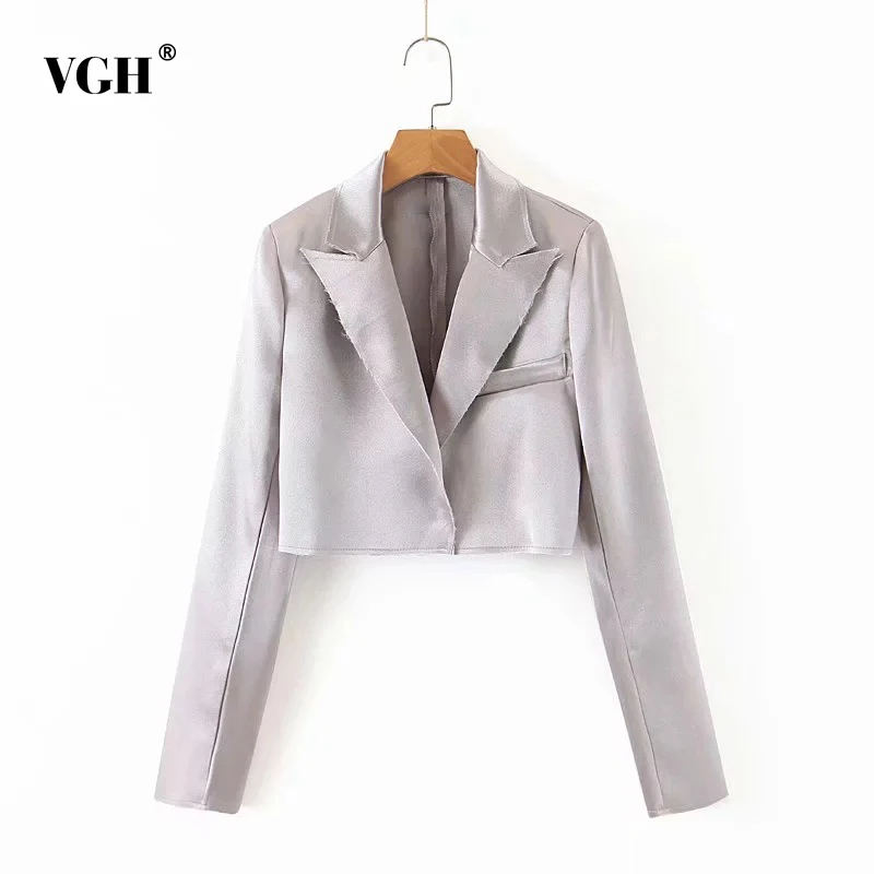 Женский костюм с шортами VGH, повседневный однотонный костюм с отложным воротником и длинным рукавом, Корейский пиджак с высокой талией и поя...
Женский костюм с шортами VGH, повседневный однотонный костюм с отложным воротником и длинным рукавом, Корейский пиджак с высокой талией и поя...