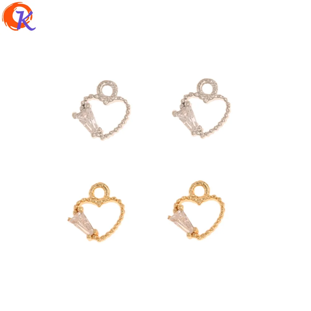 Cordial Design 50Pcs 7*7MM Jewelry Accessories/Pendant/DIY Earrings Making/Genuine Gold Plating/Heart Shape/Hand Made/CZ Charms
Cordial Design 50Pcs 7*7MM Jewelry Accessories/Pendant/DIY Earrings Making/Genuine Gold Plating/Heart Shape/Hand Made/CZ Charms