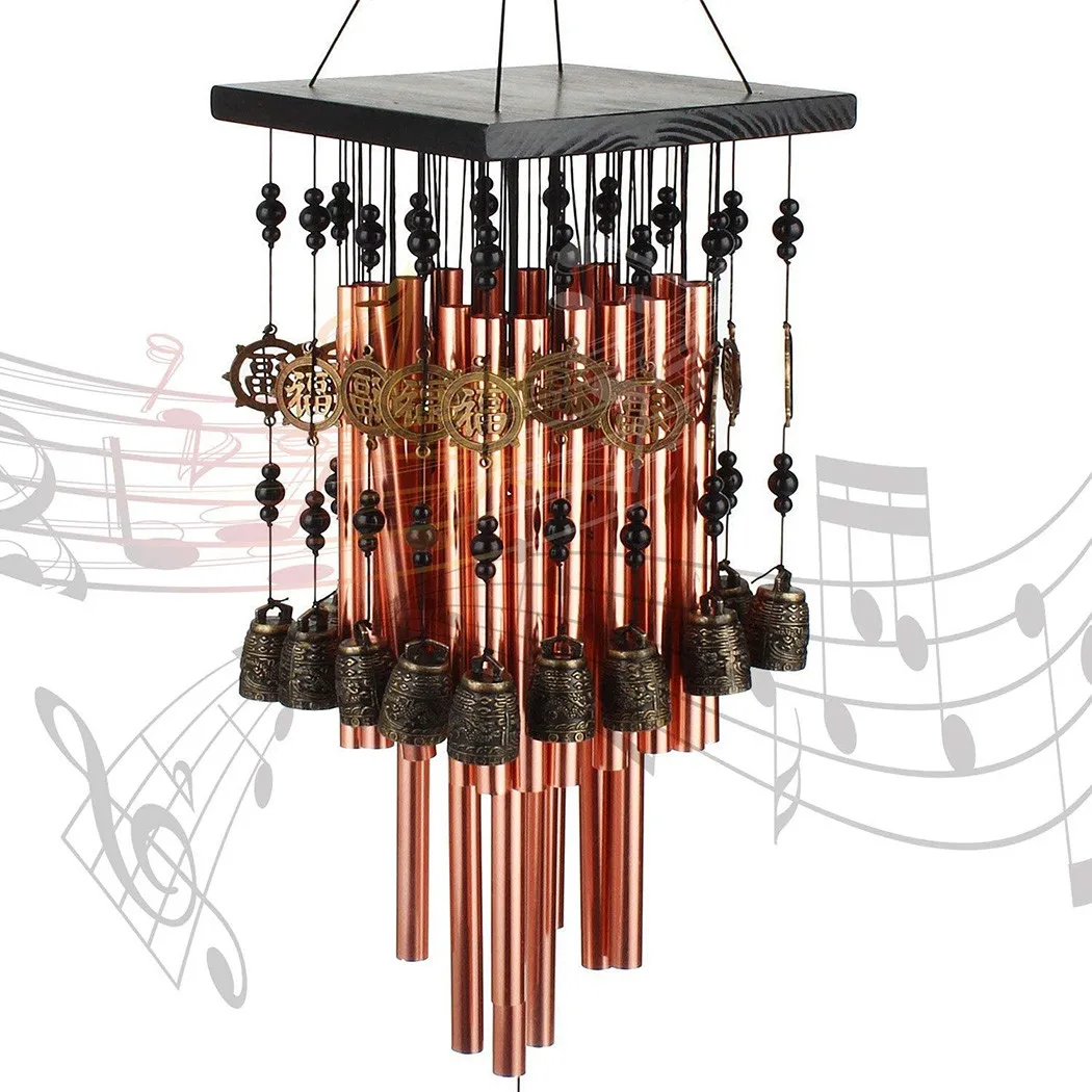 28 Metal Tube Wind Chime With Copper Bell Outdoor Large Windchimes For Patio Garden Terrace Decoration Bell Wind Household Parts
28 Metal Tube Wind Chime With Copper Bell Outdoor Large Windchimes For Patio Garden Terrace Decoration Bell Wind Household Parts