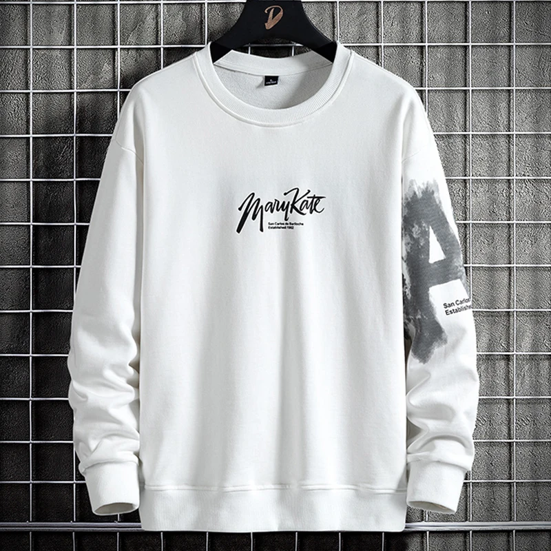 Spring Autumn Men's Sweatshirts Streetwear Fashion Letter Print Round Neck Pullover Men Hip Hop Hoodie Cotton Casual Sweatshirt 
Spring Autumn Men's Sweatshirts Streetwear Fashion Letter Print Round Neck Pullover Men Hip Hop Hoodie Cotton Casual Sweatshirt