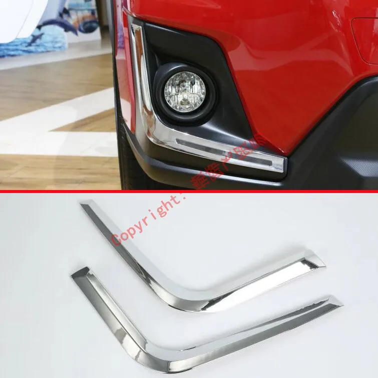 ABS Chrome Front Fog Light Lamp Trim Molding Bezel Garnish For Subaru XV 2018 2019 
ABS Chrome Front Fog Light Lamp Trim Molding Bezel Garnish For Subaru XV 2018 2019
