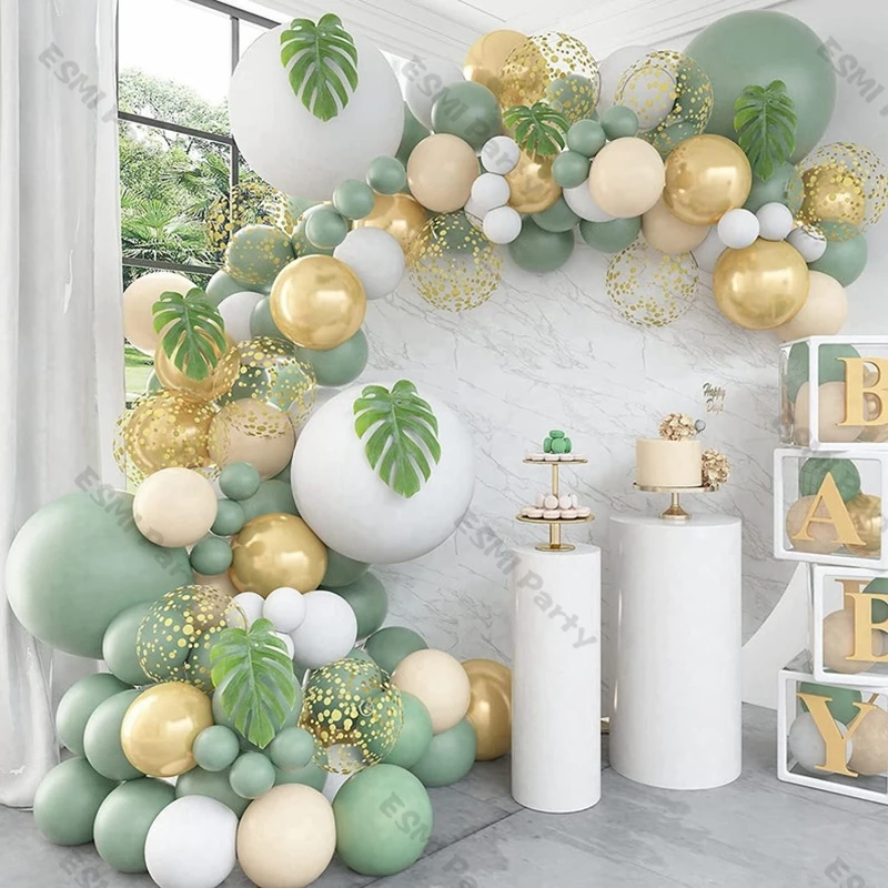 140pcs Christmas Decorations Saga Green White Ballon Arch Garland Kit Xmas Party Decor Cream Peach Balloon Birthday Accessory
140pcs Christmas Decorations Saga Green White Ballon Arch Garland Kit Xmas Party Decor Cream Peach Balloon Birthday Accessory
