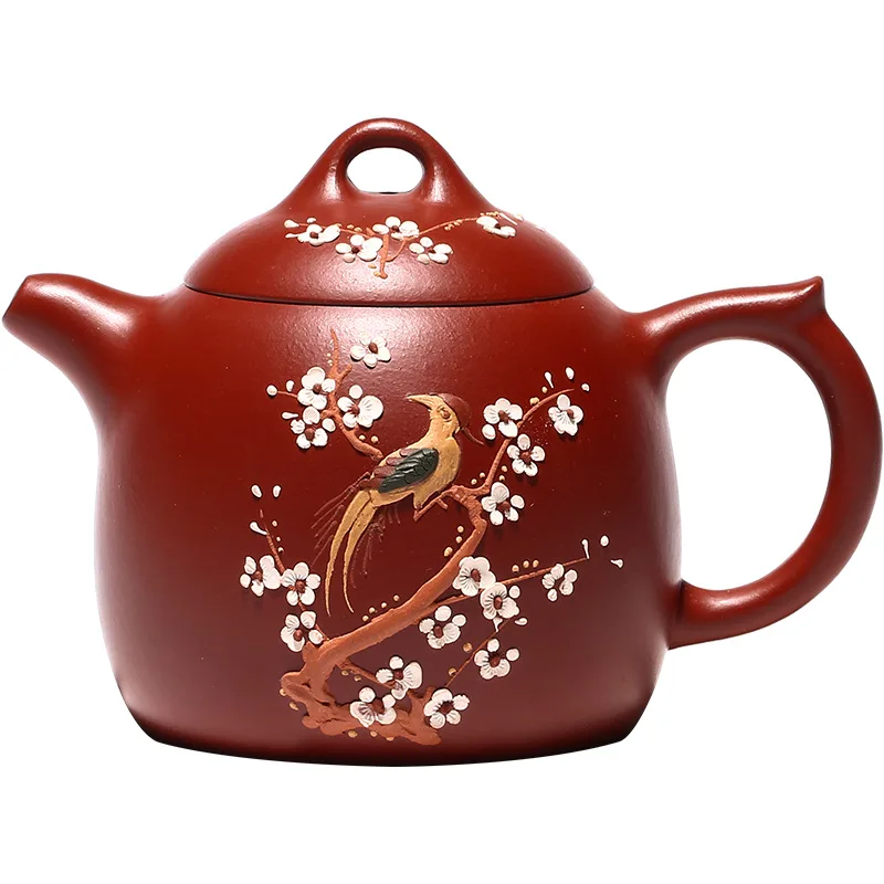 Zisha teapot Yixing raw ore pure handmade Decal teapot tea set online shop entity store Qinquan teapot
Zisha teapot Yixing raw ore pure handmade Decal teapot tea set online shop entity store Qinquan teapot