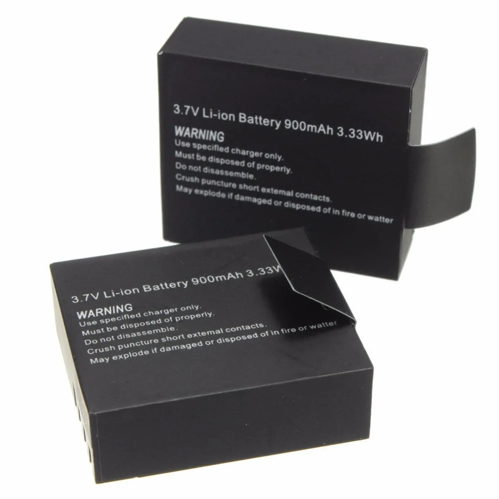 Литий-ионная аккумуляторная батарея 3 7 в 900 мАч для спортивной экшн-камеры SJ4000 WiFi