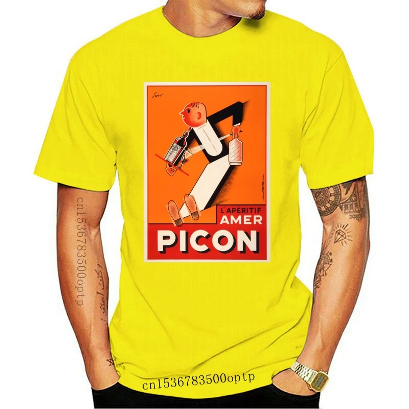 New L'Aperitif Amer Picon (artist Sepo) Switzerland c. 1934 - Vintage Advertisement 61510 (Cardinal Red T-Shirt Small)
New L'Aperitif Amer Picon (artist Sepo) Switzerland c. 1934 - Vintage Advertisement 61510 (Cardinal Red T-Shirt Small)