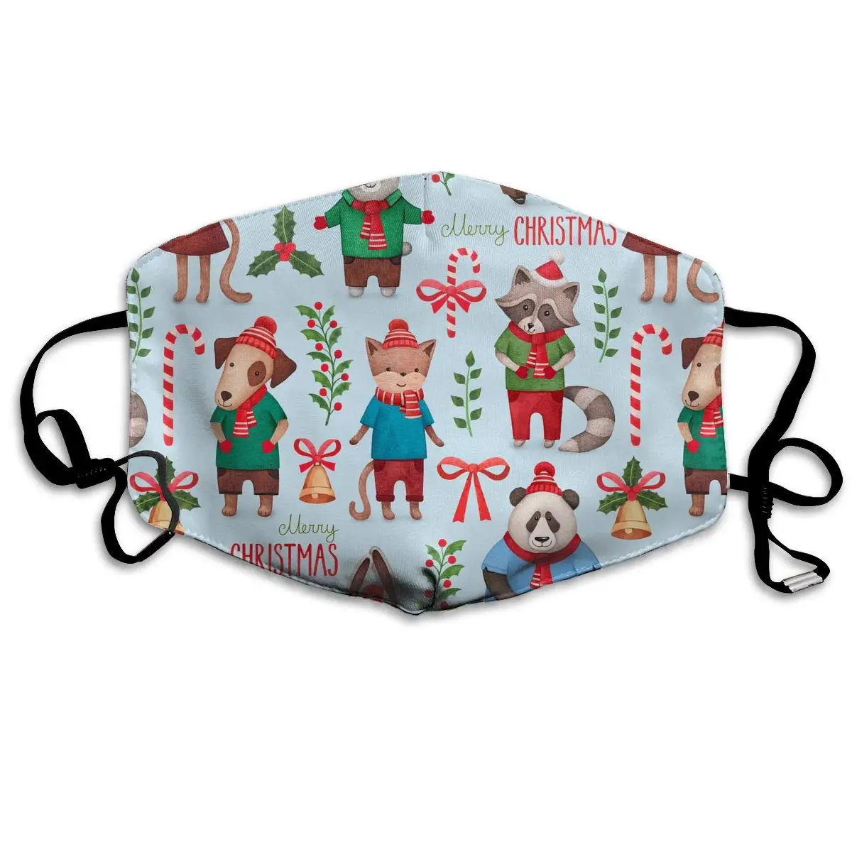 Animals For Christmas Washable Reusable Mask, Cotton Anti Dust Half Face Mouth Mask For Kids Teens Men Women With Adjustable
Animals For Christmas Washable Reusable Mask, Cotton Anti Dust Half Face Mouth Mask For Kids Teens Men Women With Adjustable