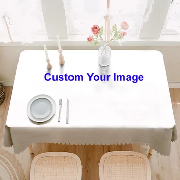 Mxdfafa Custom Made Tablecloth Christmas/Wedding/Party/White Table Cover Anime/Flower/animal Table Cloth DIY Tablecloth
