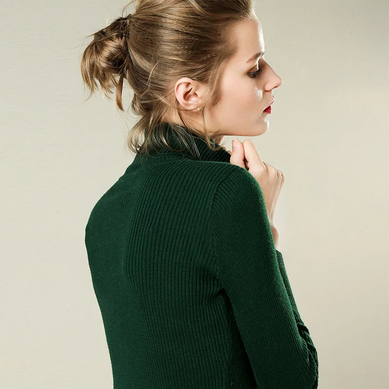 TRODEAM Women Pullovers Sweater Knitted Elasticity Casual Jumper Fashion Slim Turtleneck Warm 2021 Autumn Winter Skinny Sweaters
TRODEAM Women Pullovers Sweater Knitted Elasticity Casual Jumper Fashion Slim Turtleneck Warm 2021 Autumn Winter Skinny Sweaters
