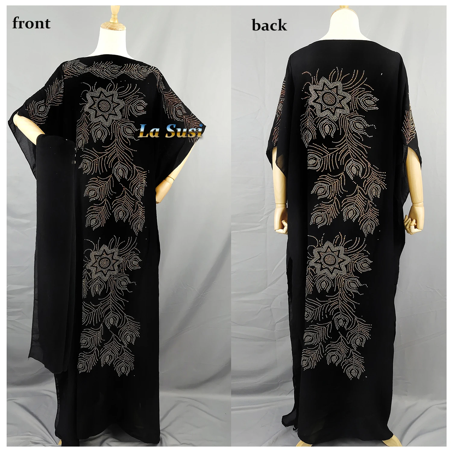 Double Sided African Dresses for Woman Abaya Dubai Flower Stones Muslin Long Robe African Cotton Clothing Plus Size LD430
Double Sided African Dresses for Woman Abaya Dubai Flower Stones Muslin Long Robe African Cotton Clothing Plus Size LD430
