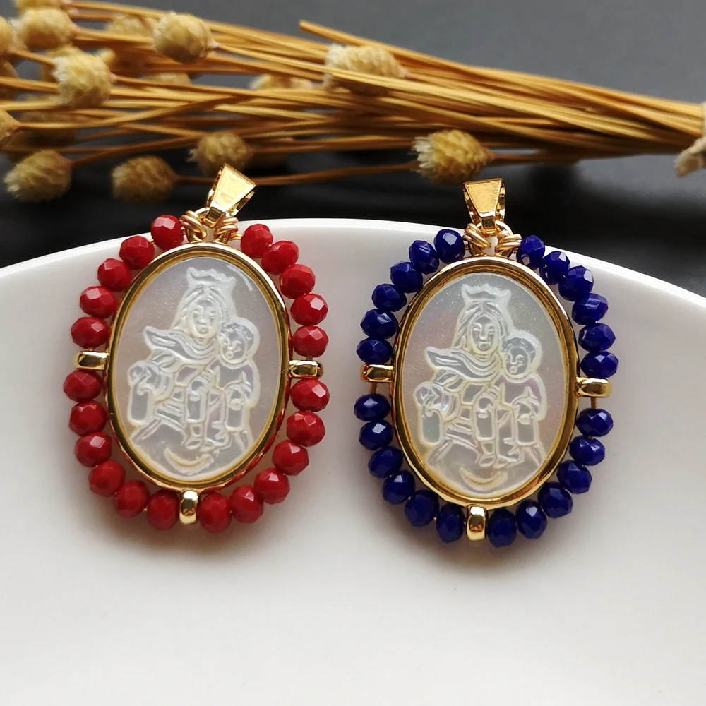 10pcs/lot 24x29mm Natural Lady with Baby Mother of Pearl Shell Pendant Mount Carmel Mother Pearl Charms for Necklace Gift
10pcs/lot 24x29mm Natural Lady with Baby Mother of Pearl Shell Pendant Mount Carmel Mother Pearl Charms for Necklace Gift