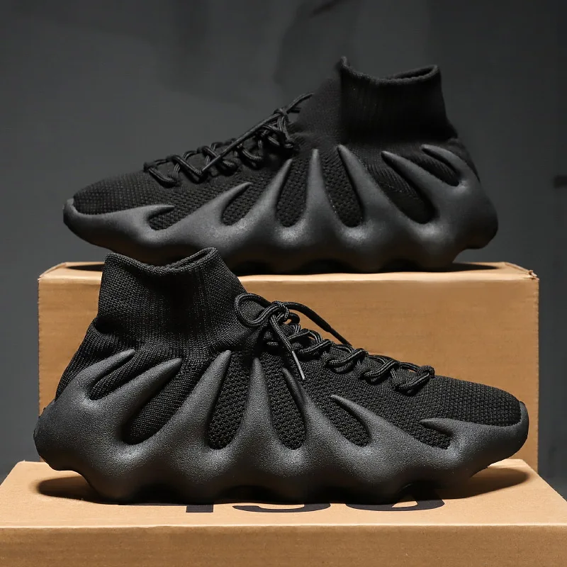 Мужские кроссовки из вулканизированной кожи, с высоким берцем
Мужские кроссовки из вулканизированной кожи, с высоким берцем