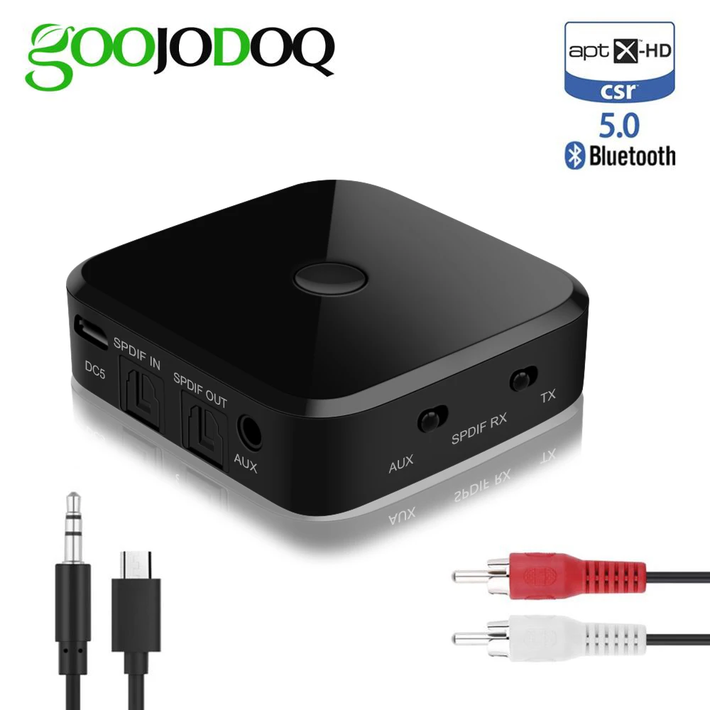 Bluetooth-передатчик, приемник, стерео Bluetooth 5,0, оптическое волокно, адаптер USB 3,5 мм AUX Jack/SPDIF для ТВ, ПК
Bluetooth-передатчик, приемник, стерео Bluetooth 5,0, оптическое волокно, адаптер USB 3,5 мм AUX Jack/SPDIF для ТВ, ПК
