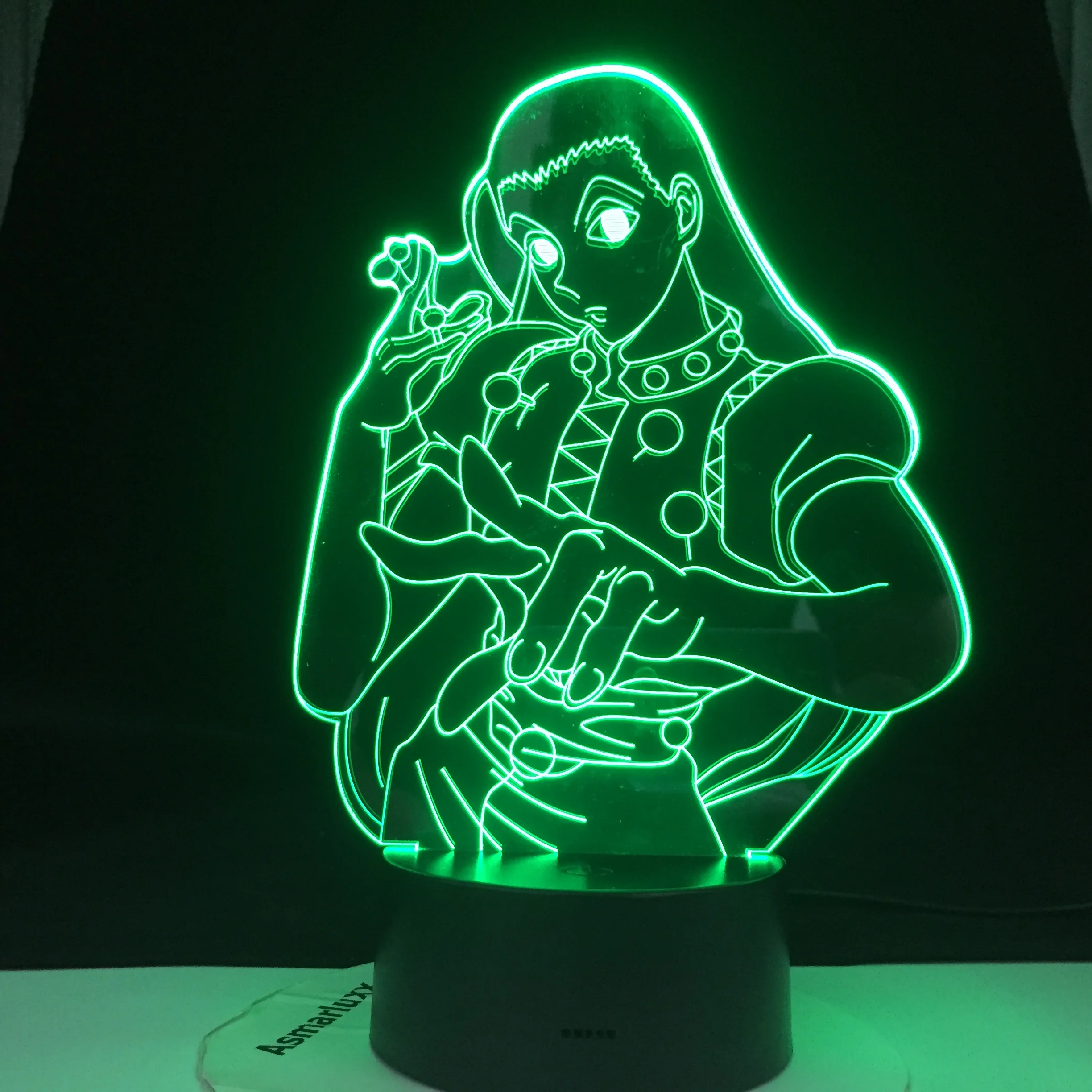 3d-светодиодная лампа ZOLDYCK в стиле аниме ILLUMI HUNTER X, 3D фигурка, акриловый светодиодный ночсветильник, украшение для спальни светильник на день ...
3d-светодиодная лампа ZOLDYCK в стиле аниме ILLUMI HUNTER X, 3D фигурка, акриловый светодиодный ночсветильник, украшение для спальни светильник на день ...