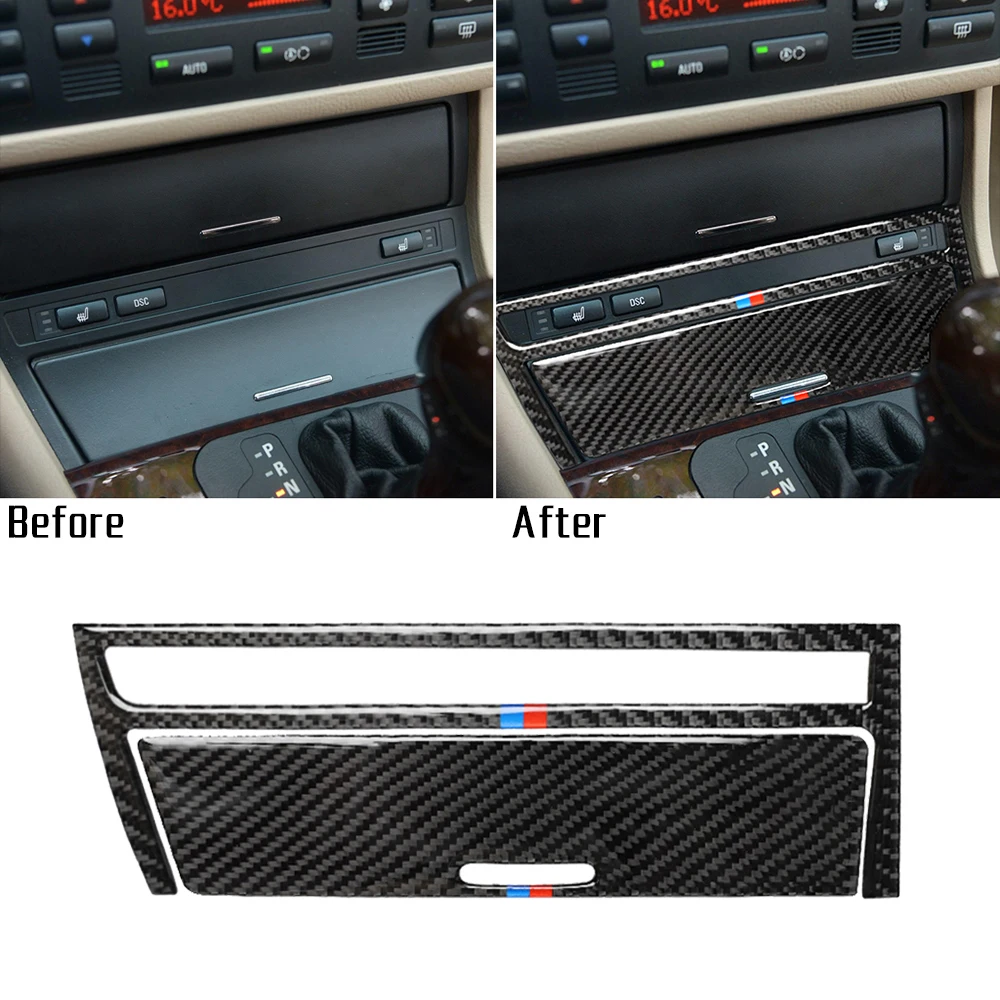 Carbon Fiber Interior Car Stickers Central Control CD Panel Decor Cover Trim BMW 3 Series E46 98-05 Replacement Sticker Accessor
Carbon Fiber Interior Car Stickers Central Control CD Panel Decor Cover Trim BMW 3 Series E46 98-05 Replacement Sticker Accessor