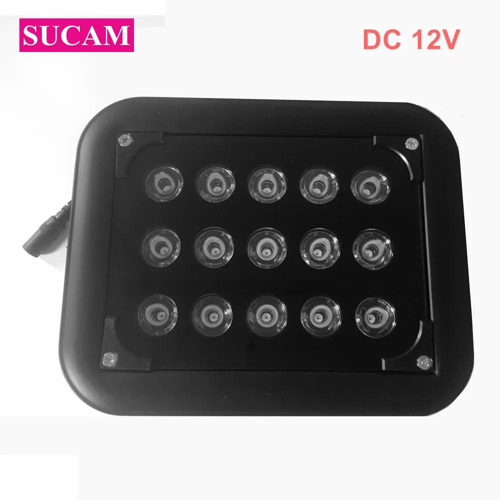 

DC 12V CCTV заполняющая CCTV светодиодная осветительная лампа 30/45/90/120 градусов инфракрасное ночное видение заполняющая ИК светодиодные фонари