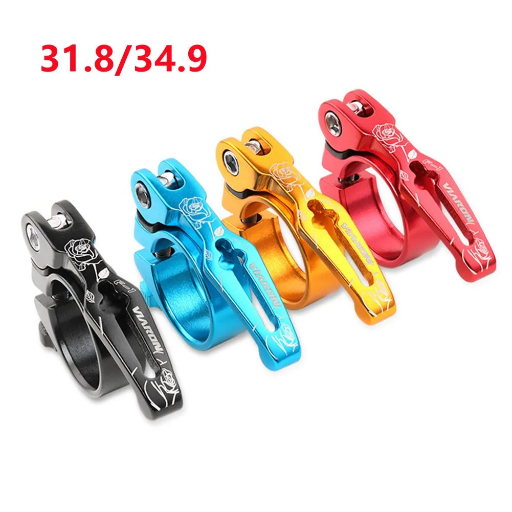 31.8/34.9mm Bicycle Seatpost Clamp Aluminum Alloy MTB Quick Release Seatpost Clamp Cycling Seat Tube Clips Parts Accessories
31.8/34.9mm Bicycle Seatpost Clamp Aluminum Alloy MTB Quick Release Seatpost Clamp Cycling Seat Tube Clips Parts Accessories