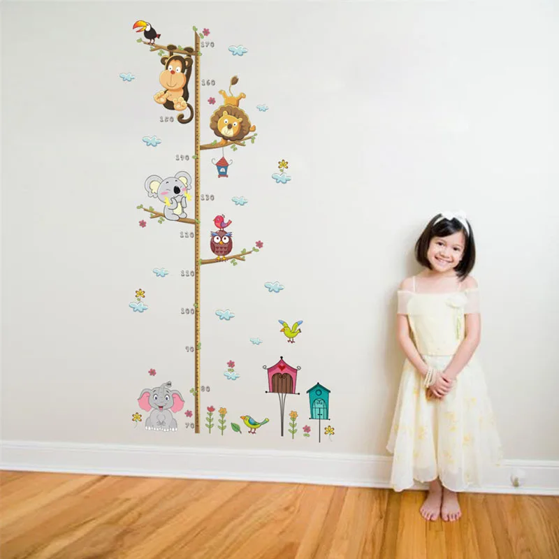 Lovely Animals On Tree Branch Growth Chart Wall Stickers Kids Room Decoration Children Height Measure Mural Art Diy Home Decals
Lovely Animals On Tree Branch Growth Chart Wall Stickers Kids Room Decoration Children Height Measure Mural Art Diy Home Decals