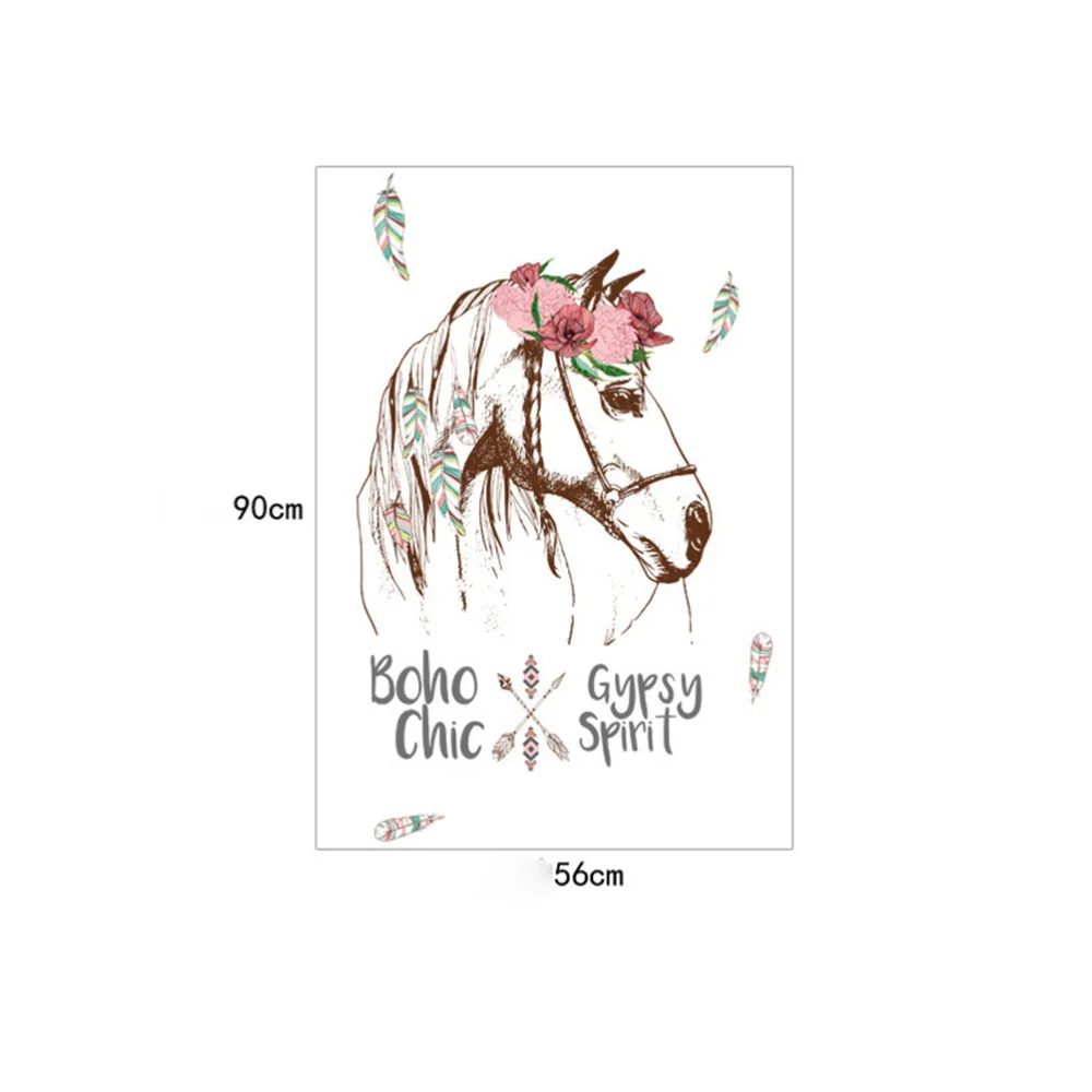 Horse Wall Sticker Bohemia Chic Home Decor Animals Gypsy Wall Decal 
Horse Wall Sticker Bohemia Chic Home Decor Animals Gypsy Wall Decal