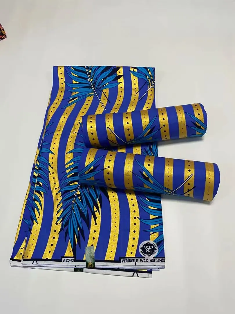 New African Print Wax Fabric Cotton Material Ankara Gold Prints Tissu Stuff Good Quality Pagne For Sewing Wedding Dress 1-34
New African Print Wax Fabric Cotton Material Ankara Gold Prints Tissu Stuff Good Quality Pagne For Sewing Wedding Dress 1-34