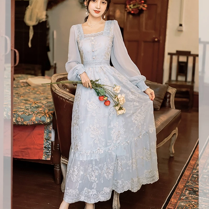 Sweet Soft Girl A Line Dress Summer Lace Embroidery Button Decortion Party Dresses Casual Street Boho Vestido Midi Feminino
Sweet Soft Girl A Line Dress Summer Lace Embroidery Button Decortion Party Dresses Casual Street Boho Vestido Midi Feminino