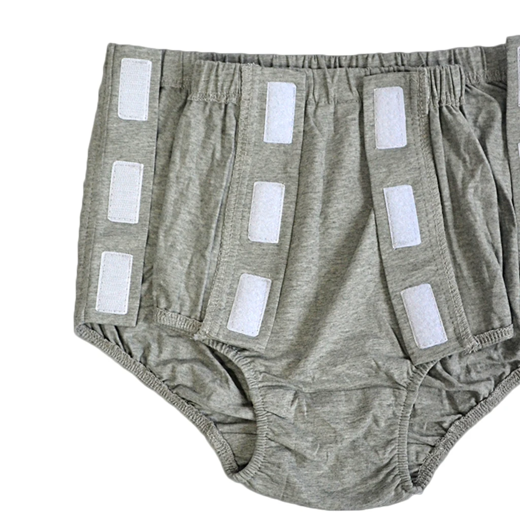 Pure Cotton Underwear Snap-On Incontinent Pant for Women Elder Disabled Grey
Pure Cotton Underwear Snap-On Incontinent Pant for Women Elder Disabled Grey